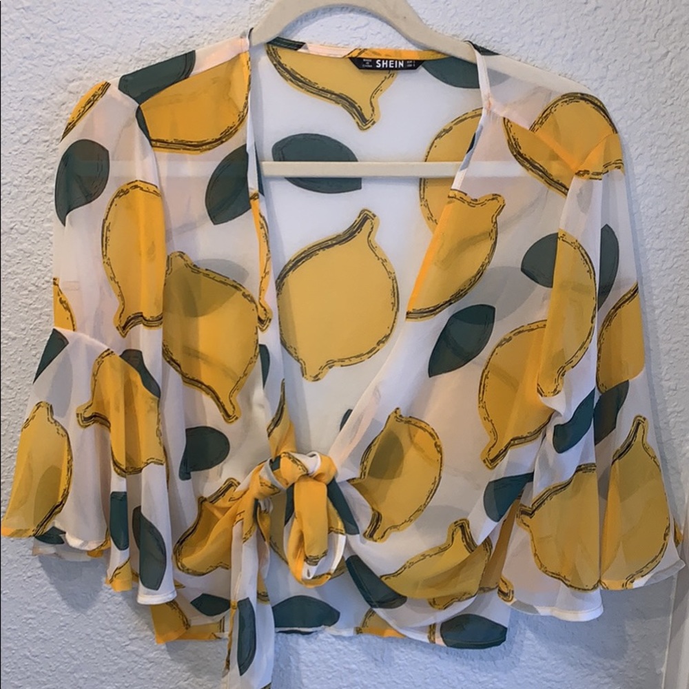 Lemon Sheer shirt